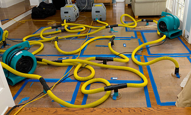 Professional Water Extraction technician working in North Lewisburg, OH